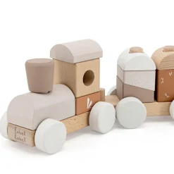 Label Label Stapeltrein Nougat