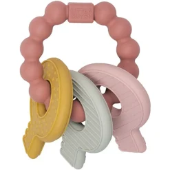 Little Dutch Bijtring Bijtspeeltje Sleutelbos Pink