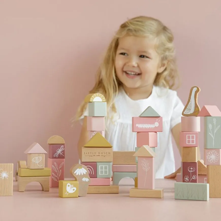 Little Dutch Bouwblokken Pink +2Jr