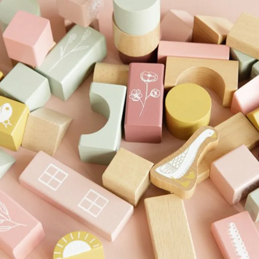 Little Dutch Bouwblokken Pink +2Jr