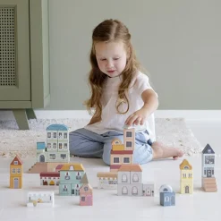 Little Dutch Houten Blokken Stad