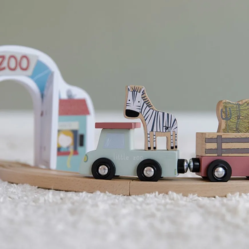 Little Dutch Houten Speelset - Dierentuin