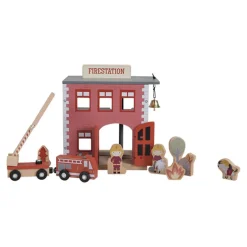 Little Dutch Houten Speelset - Brandweerkazerne