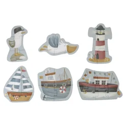 Little Dutch 6 In 1 Vormen Puzzels Sailors Bay