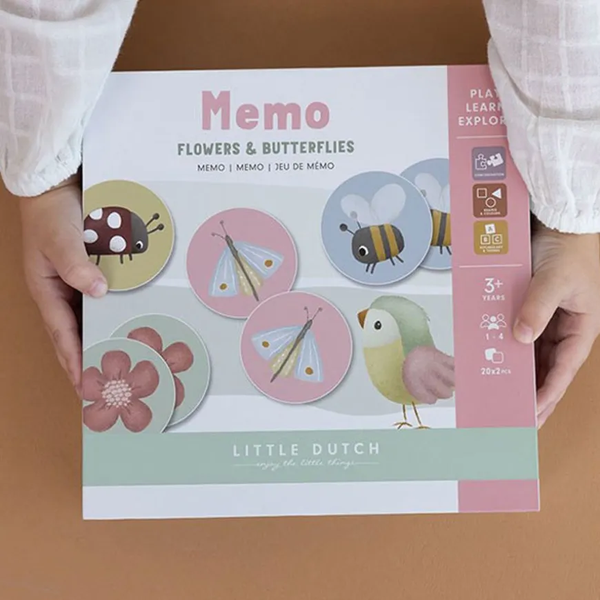 Little Dutch Memo Spel Flowers & Butterflies