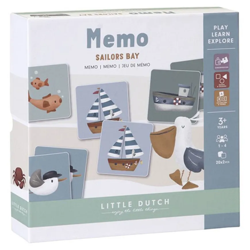 Little Dutch Memo Spel Sailors Bay