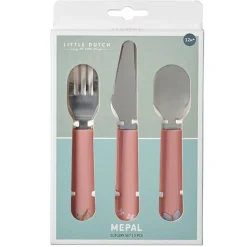 Little Dutch Mepal Kinder Bestekset 3-Delig Flowers & Butterflies