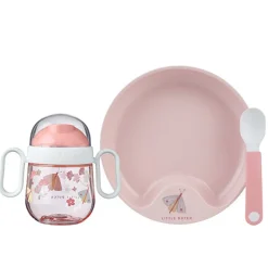 Little Dutch Mepal Set Babyservies 3-Delig Flowers & Butterflies