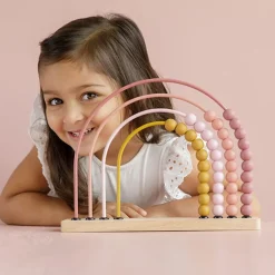 Little Dutch Regenboog Telraam Pink +12M