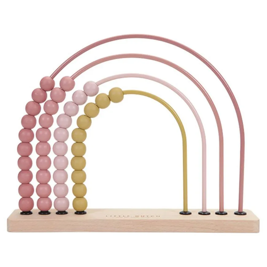 Little Dutch Regenboog Telraam Pink +12M
