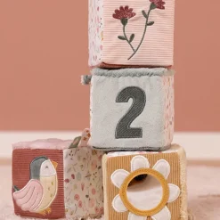 Little Dutch Zachte Blokkenset Flowers & Butterflies