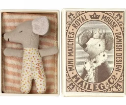 Maileg Baby Muis Sleepy Wakey In Doosje - Meisje