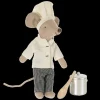 Maileg Chef Kok Muis Met Kookpot En Lepel