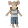 Maileg Grote Broer Tricycle Muis Met Tas