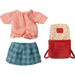 Maileg Grote Zus Tricycle Muis Met Tas Red
