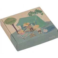 Maileg Happy Camper Kampeertent Mouse Green