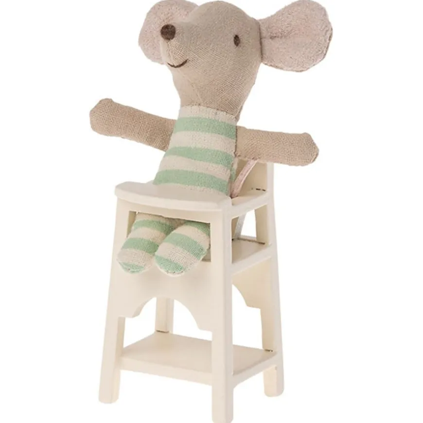 Maileg Kinderstoel - Babystoel Mouse Off White