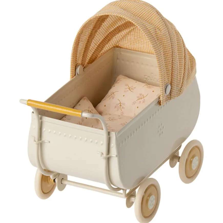 Maileg Kinderwagen Micro Yellow