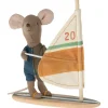 Maileg Kleine Broer Surfer Muis