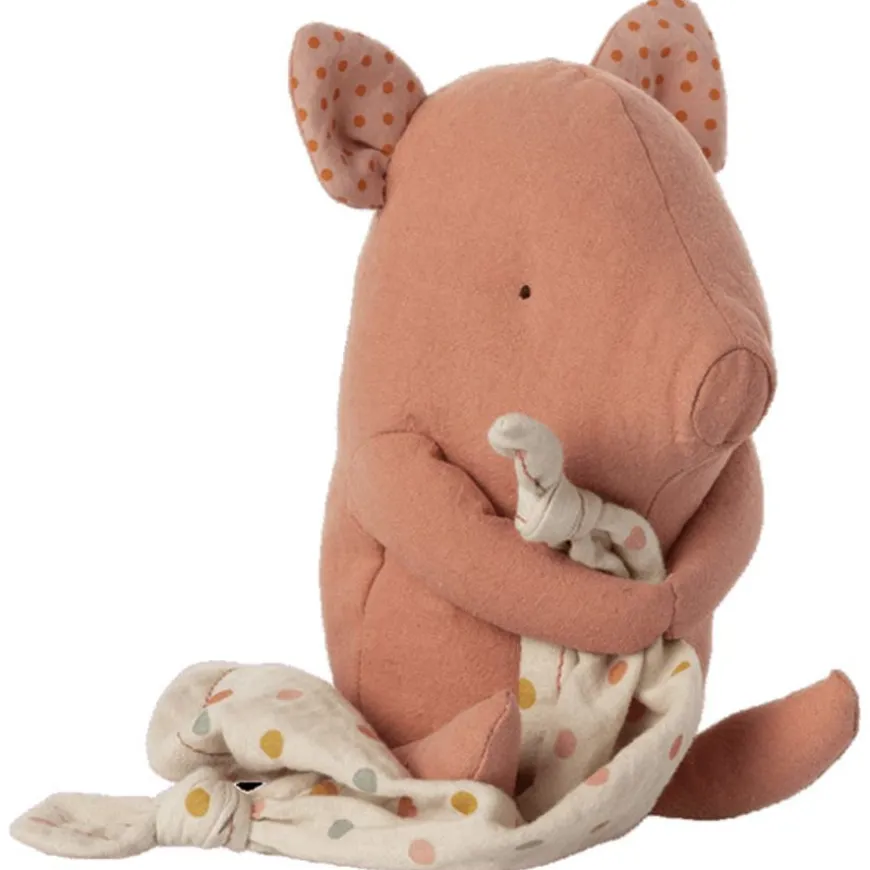 Maileg Lullaby Friends Knuffel Varken 32 Cm