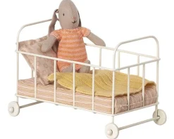 Maileg Metalen Babybed Rose Micro