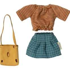 Maileg Muis Kleding Set Moeder - Ocher