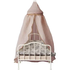 Maileg Poppenhuis Miniature Bedhemel Rose