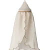 Maileg Poppenhuis Miniature Bedhemel Cream