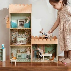 Maileg Poppenhuis Stoel Mouse Gold