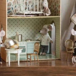 Maileg Poppenhuis Stoel Mouse Gold
