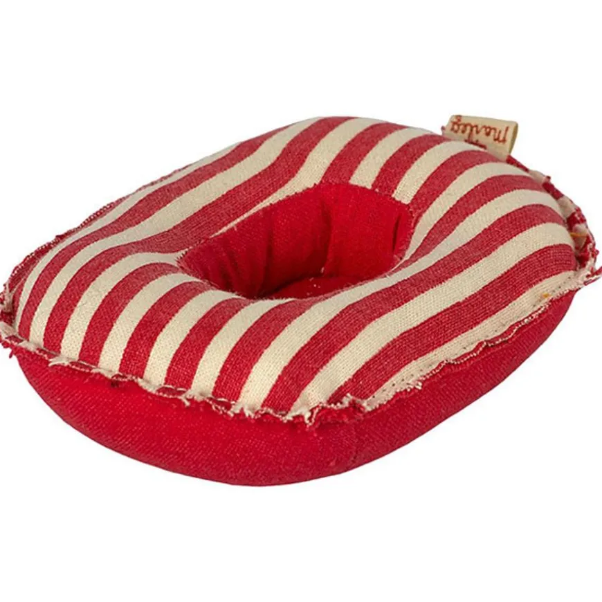 Maileg Rubberboot Small Mouse - Red Stripe