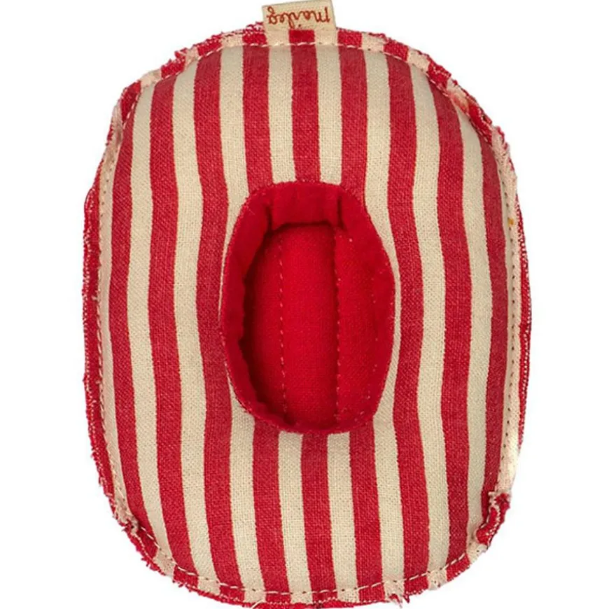 Maileg Rubberboot Small Mouse - Red Stripe