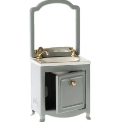 Maileg Wastafel Met Spiegel Dark Mint
