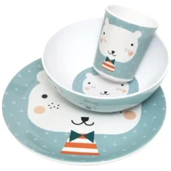 Melamine Drinkbeker Bear Triangles - Haciendo El Indio - Petit Monkey