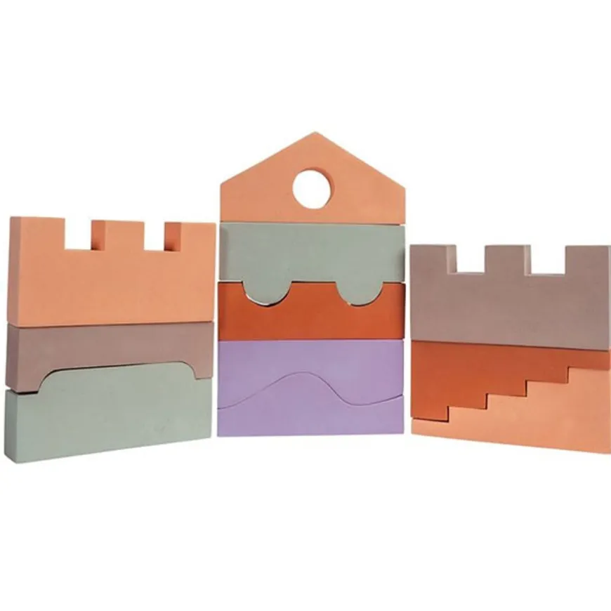 Moes Play Foam Puzzel Blokken Earth