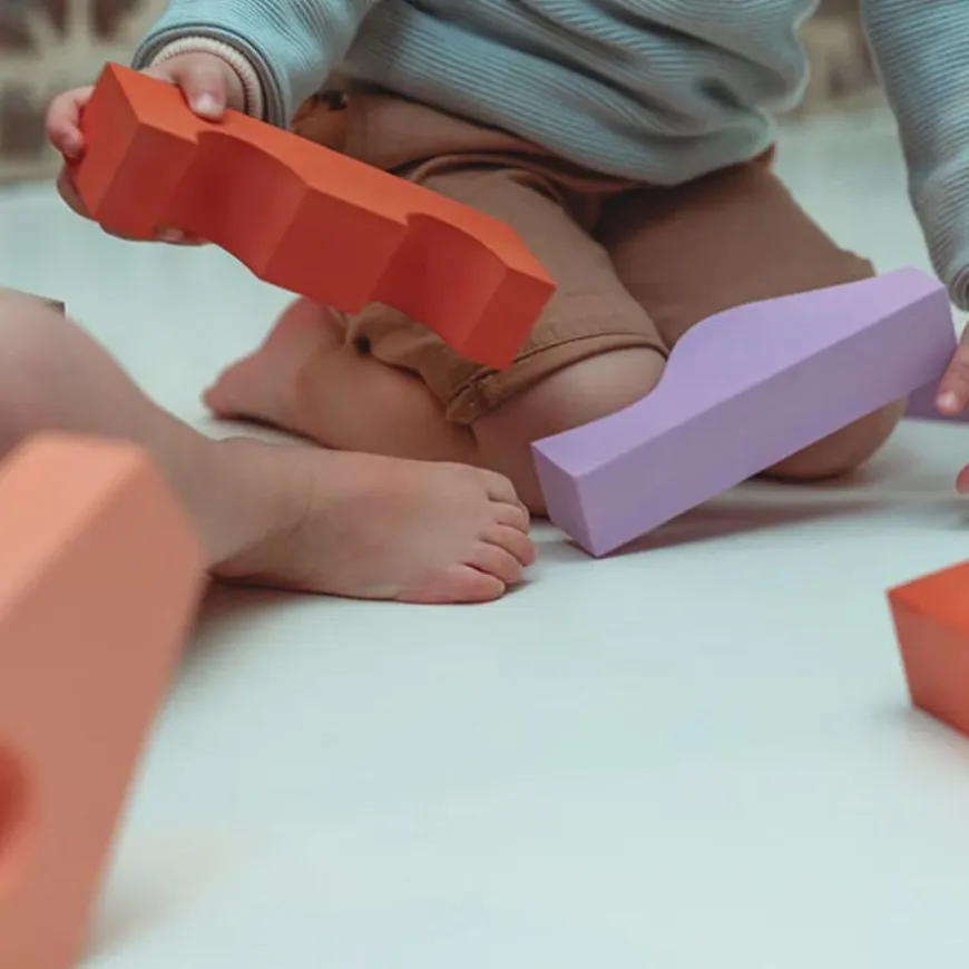 Moes Play Foam Puzzel Blokken Earth