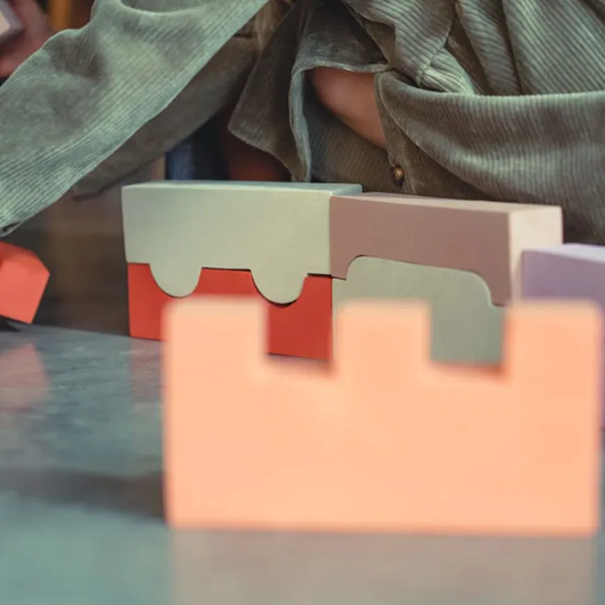 Moes Play Foam Puzzel Blokken Earth