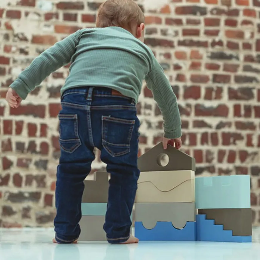Moes Play Foam Puzzel Blokken Sky