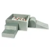 Moje Foam Speelset + Ballenbad 90X90X40 - Velvet Grey