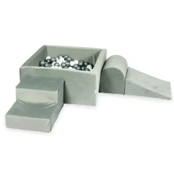 Moje Foam Speelset + Ballenbad 90X90X40 - Velvet Grey