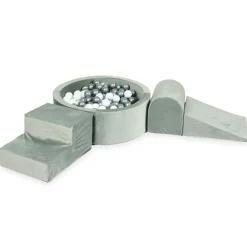 Moje Foam Speelset + Ballenbad 90X30 - Velvet Grey