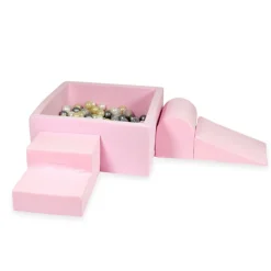 Moje Foam Speelset + Ballenbad 90X90X40 - Pink