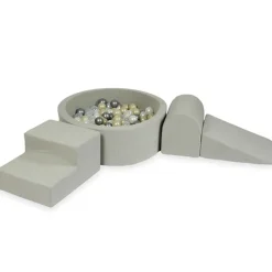 Moje Foam Speelset + Ballenbad 90X30 - Light Grey