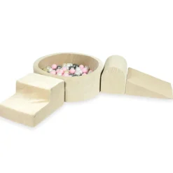 Moje Foam Speelset + Ballenbad 90X30 - Velvet Beige