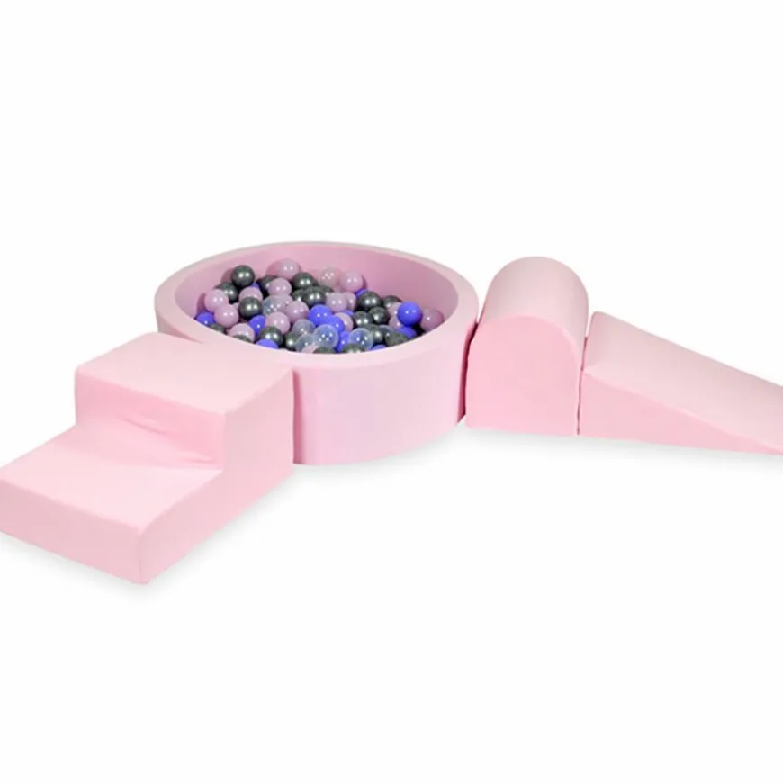 Moje Foam Speelset + Ballenbad 90X30 - Pink