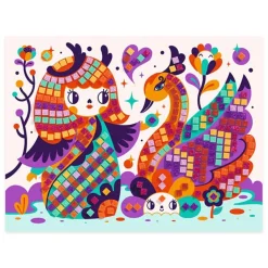 Mozaiek Kokeshi 5-8Jr - Djeco