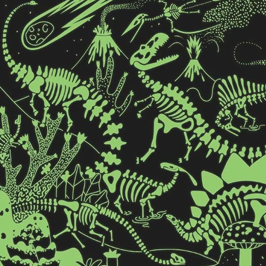 Mudpuppy Glow-In-The-Dark Puzzel Dinosaurussen 500St