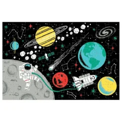 Mudpuppy Glow-In-The-Dark Puzzel Ruimte 100St