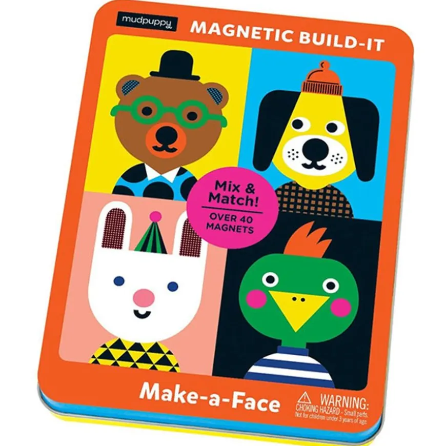 Mudpuppy Magneetboek Gezichten Maken