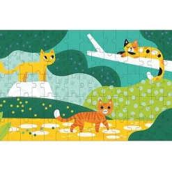 Mudpuppy Puzzel Lenticulair Cats Big And Small 75 Stukjes